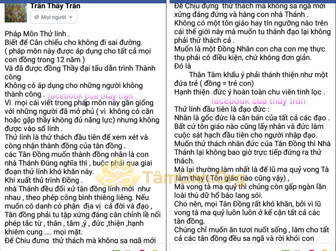 thu linh, qua trinh thu linh, 3 nam thu linh, 9 nam thu dong